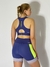 SHORT AUTHEN GRITT LILAS C/ VERDE NEON - WORLD FITNESS