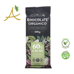 Barra de Chocolate ORGÁNICO Negro 60% Cacao (10 u.) x 100g - Chocolate Colonial