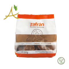 Galletitas de Cacao, Maní y Café x 150g - Zafran