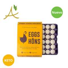 Pack Maple Huevos Blancos Organicos de Gallinas Libre de Jaula (30u) - Eggs Hons