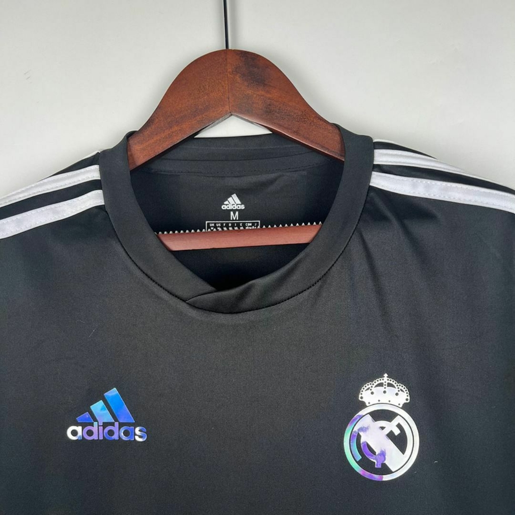 Camisa Real Madrid X Balmain 23/24 Adidas Masculina - Preta Refletiva