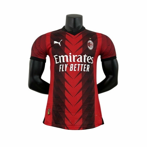 Camisa AC Milan Home 22/23 Torcedor Puma Masculina - Vermelha