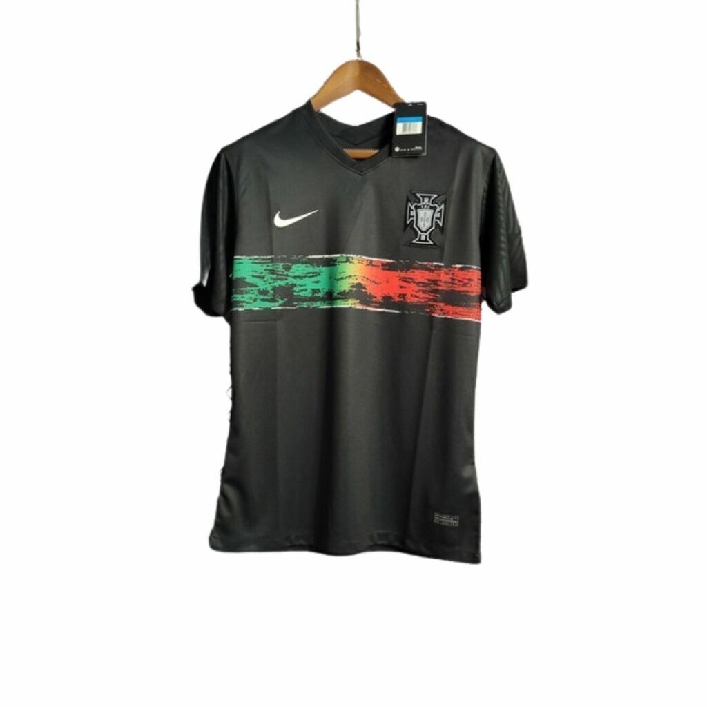 Camisa Portugal Pré Jogo 22/23 Torcedor Nike Masculina - Preta