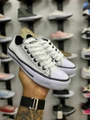 All Star Cano Baixo - Branco Couro