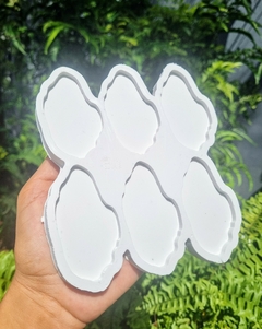 Molde silicone para resina geodo 7cmx4cm - comprar online