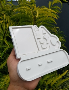 Molde silicone Resina com placa foto ABC abc ideal para lembrancinhas menor - comprar online
