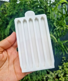 Molde silicone para Resina mini caneta slim