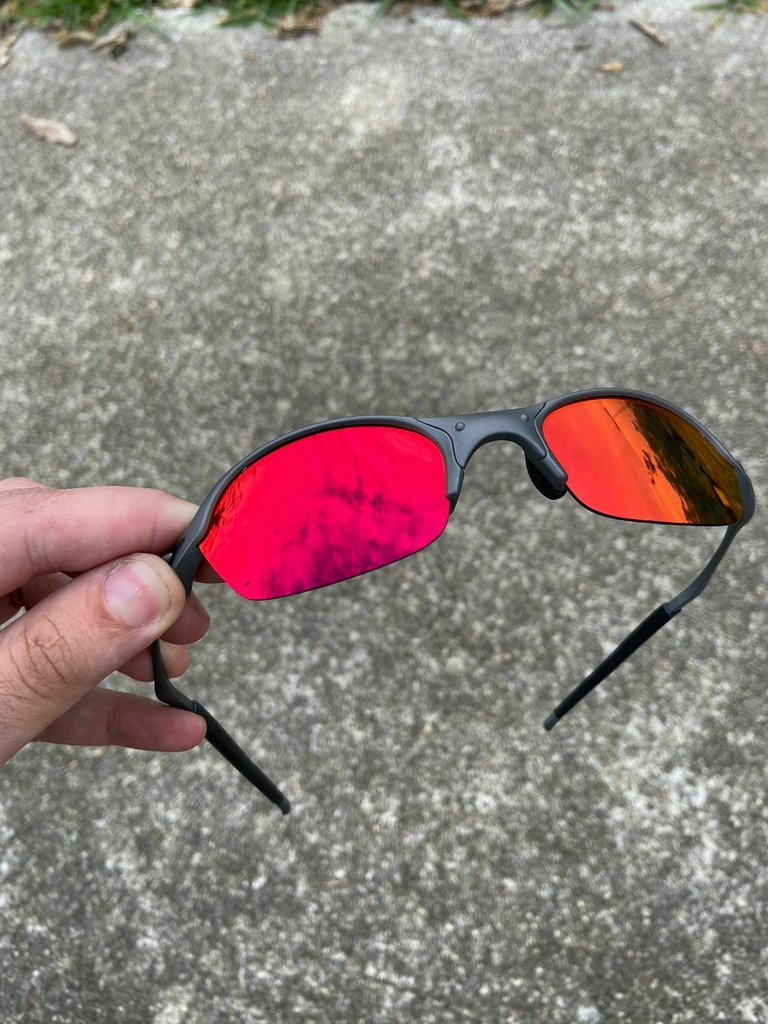 Óculos de sol da Oakley Juliet Lente Vermelha