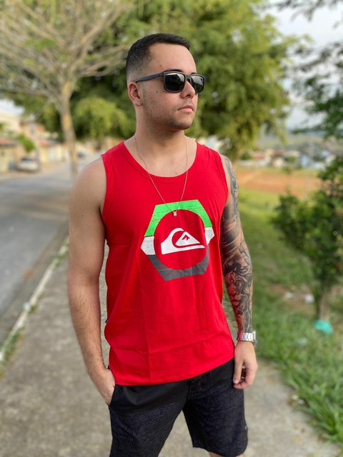 Camiseta Regata Oakley Vermelha 046VM ⋆ Sanfer Acessórios