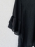 blusa negra gasa mc CD502 - Laura Posada Estilo