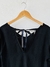 blusa negra gasa mc CD502 en internet