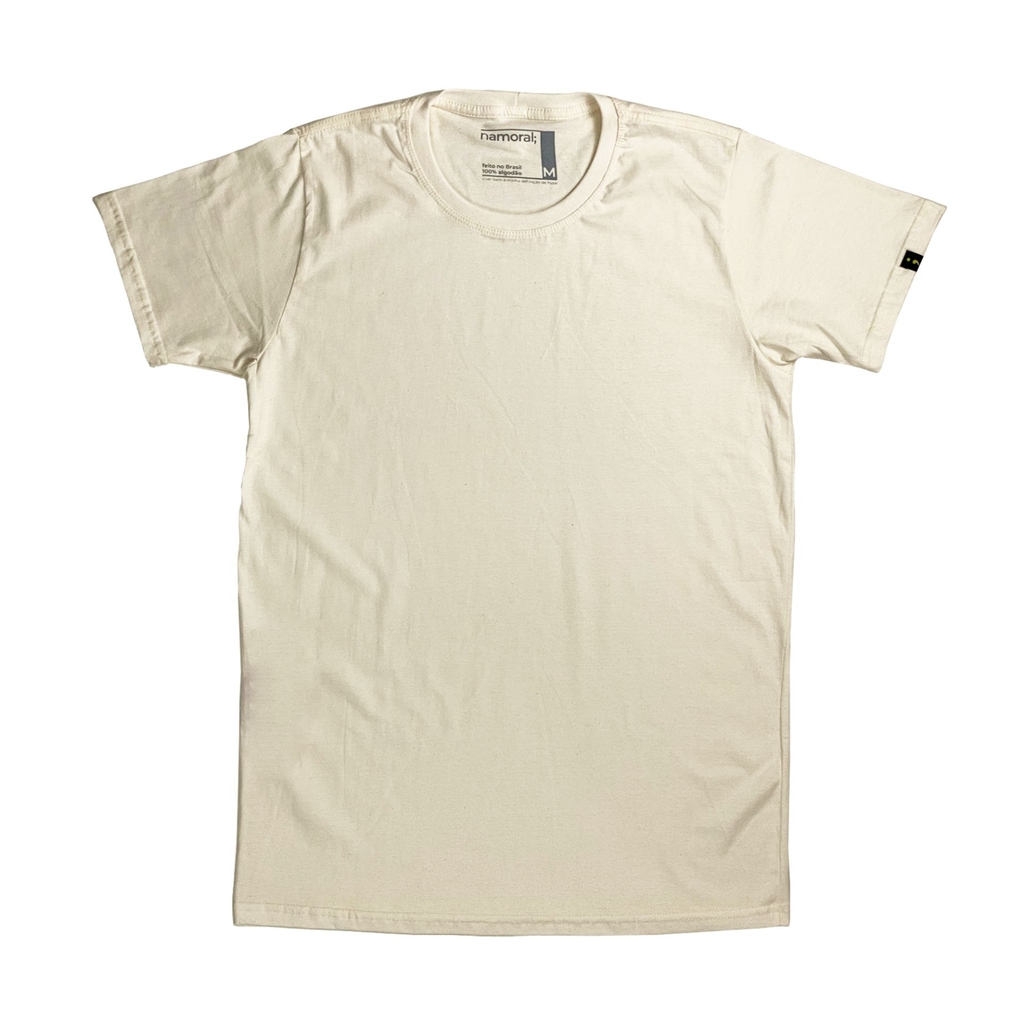 Camiseta Slim Marfim | 100% Algodão Premium - Namoral;