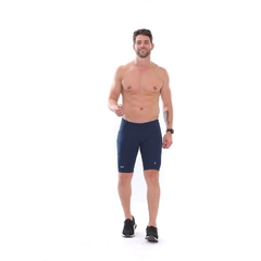 Imagem do Kit 2 Bermudas De Compressão Masculina Com Bolso Corrida Sem Costura Anti Assadura