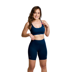 Imagem do Conjunto Fitness Top Com Bojo Short Run Com Bolso Caminhada