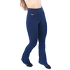 Calça Legging Flare Bailarina Cós Cintura Alto Azul Marinho