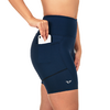 Short C/ Bolso Para Corrida Run Azul Marinho