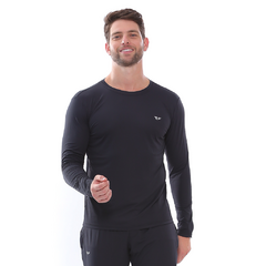 Camiseta Térmica Segunda-pele Com Proteção Uv+ Tec Dry-fit