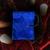 Saco Para Tarot e Cartas Bolsinha de veludo Grosso Azul - 17cm x 14cm na internet