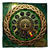 Toalha Tarot Mandala Astrológica Mistérios das Bruxas 70x70 - loja online