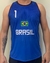 Camisa Vôlei de Praia Brasil Olimpíadas 2024 Azul Personalizada ( Nome + Número )