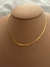 Choker Laminada P - Banho de Ouro 18k