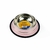 Comedouro Listrado Inox Rosa Jambo - comprar online