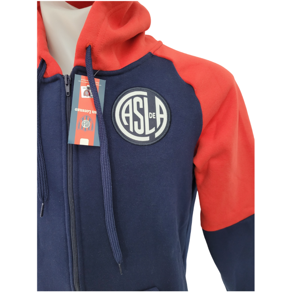 Campera San Lorenzo Algodon Frisado Hombre Adulto Cuervos