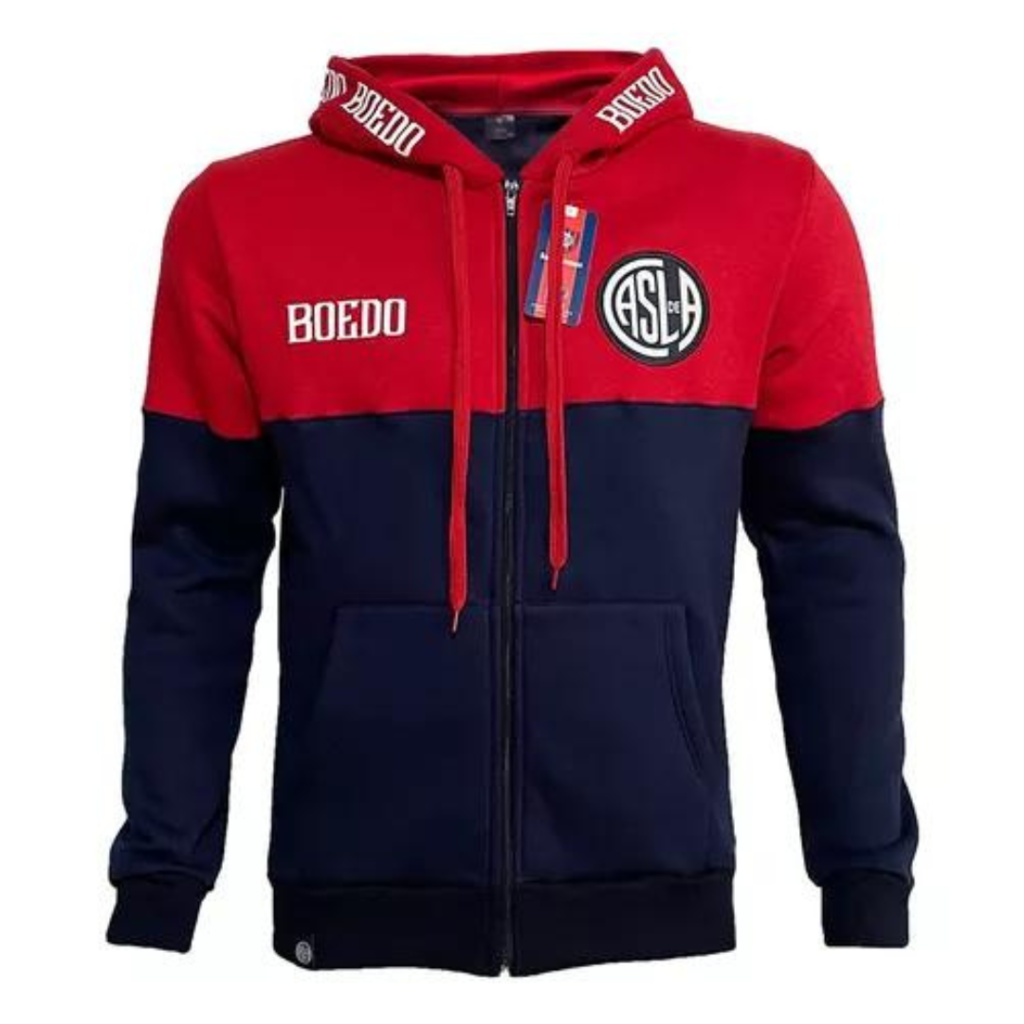 Campera San Lorenzo Algodon Frizado 2024 Oficial Original