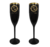 Taça de Champagne c/ Borda Metalizada 160ml Personalizada - comprar online