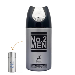 Perfume em Spray Concentrado Extra Longa Duração - N°2 Men 250ml