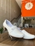 Sapato de couro branco