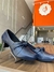 Sapato de couro marinho - detalhe em nó