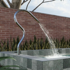 Cascata para piscina em Aço Inox Splash Slim