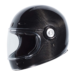 CASCO MODELO T1 - CARBON FIBER GLOSS BLACK