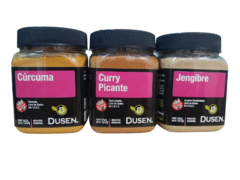 Curcuma + Jengibre + Curry Picante Línea India sin Tacc x 120g