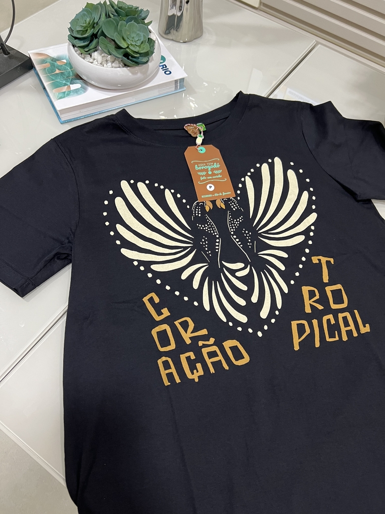 T-SHIRT CAVALOS CORACAO - BEGE, Atacado Tshirt