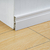Rodapé PVC 7cm Branco Frisado - Barra de 2m - Artana Multistore: Qualidade e estilo para sua casa!