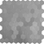 Pastilha Adesiva Metálica M87 29x28cm
