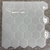 Pastilha Adesiva Resinada Hexagonal White 30x30cm - loja online