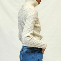 Sweater Polera Crema en internet