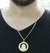 Kit Medalha Face de Cristo com Corrente Grumet com Fecho Gaveta Folheado a Ouro 18k - comprar online