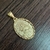 Pingente Medalha Santa Rita Folheada a Ouro 18k - comprar online