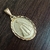 Pingente Medalha Nossa Senhora Aparecida Folheada a Ouro 18k - comprar online