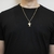 Pingente Cruz Face de Jesus Cristo Com Corrente Modelo Italiana Folheada a Ouro 18k na internet