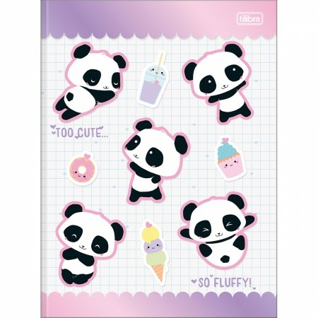 Caderno de Desenho 80Fls Panda Lovely Tilibra – Livraria e