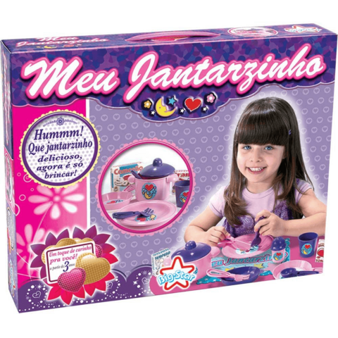 Jogo De Cozinha Menina 7 8 9 Anos + Meu Jantarzinho Big Star - Big Star  Brinquedos - Acessórios para Cozinha Infantil - Magazine Luiza