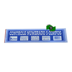 Bloco Controle Numerado 3 Corpos