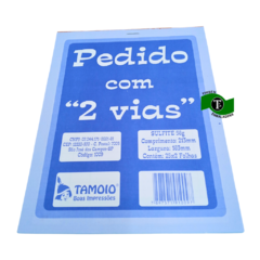 Bloco de Pedido Grande 2 Vias