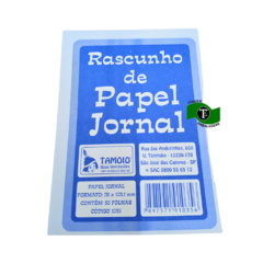 Bloco de Rascunho em Papel Jornal