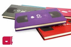 Caderno Fita VHS | Capa dura 18x10cm